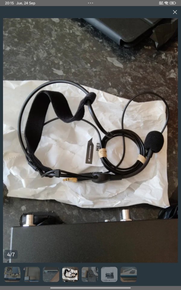 Sennheiser EW-D ME3 SET (Banda Q1-6: 470.2 - 526 MHz) - ¡NUEVO A ESTRENAR! de segunda mano · Foto 3 de 5 · Madrid · 400 €