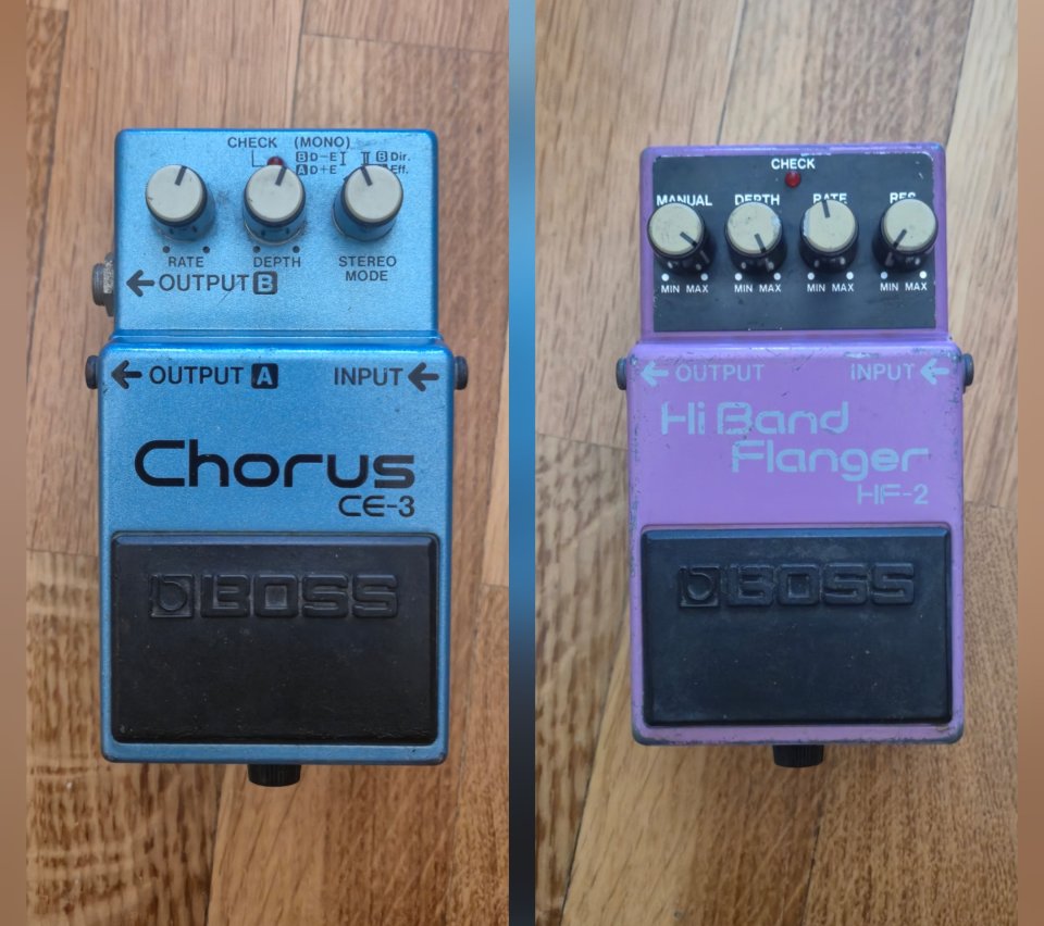 O cambio Boss CE3 y HF2 de segunda mano · Foto 1 de 9 · Soria · 80 €