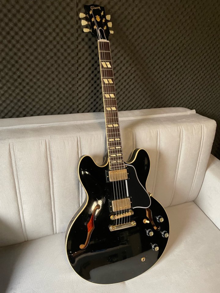 Gibson ES-335 63 Murphy Lab Authentic Aged Antique Ebony