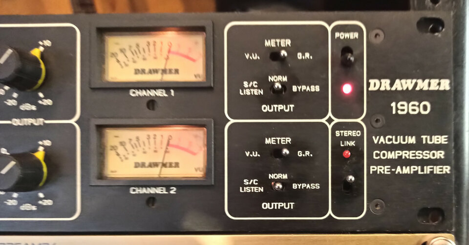 Drawmer 1960. Previo compresor a válvulas stereo. RESERVADO de segunda mano · Foto 4 de 9 · Barcelona · 900 €