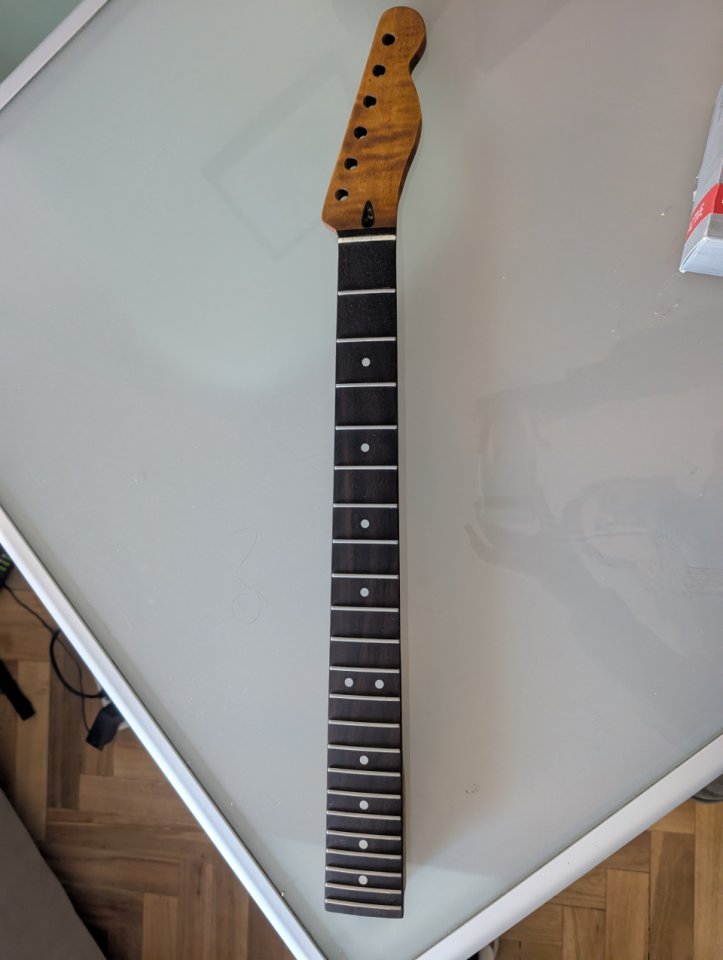 Mástil telecaster arce tostado