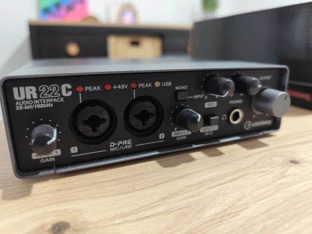 Tarjeta de Sonido Steinberg UR22C USB 3.0