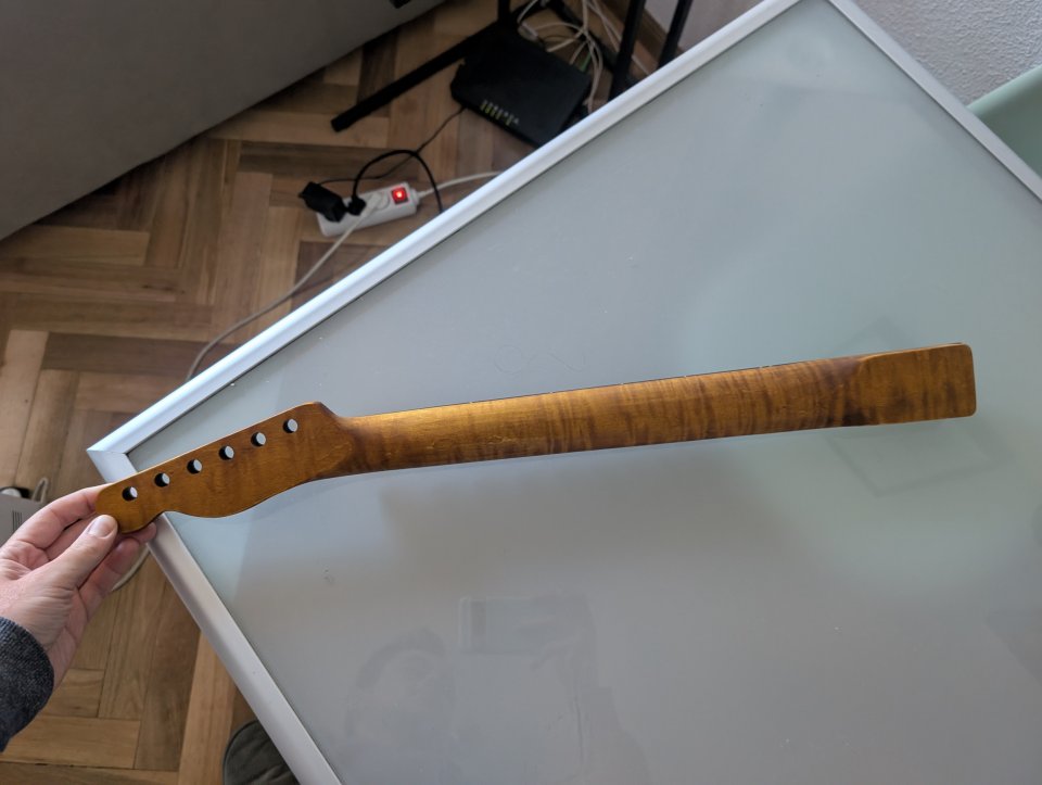 Mástil telecaster arce tostado