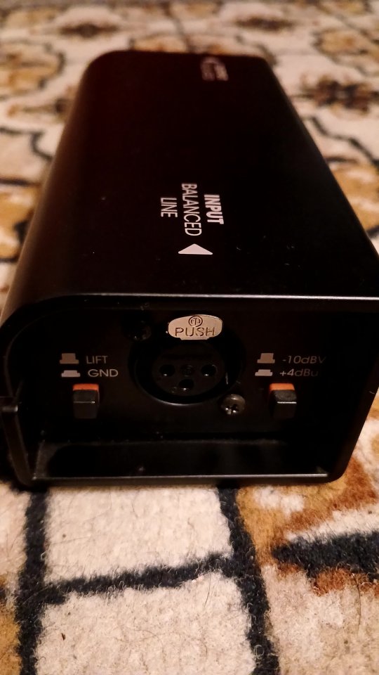 Reamp box Palmer Trave