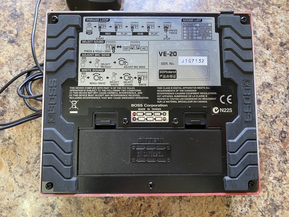 Boss VE-20 Procesador de Voz de segunda mano · Foto 4 de 6 · Alicante · 180 €