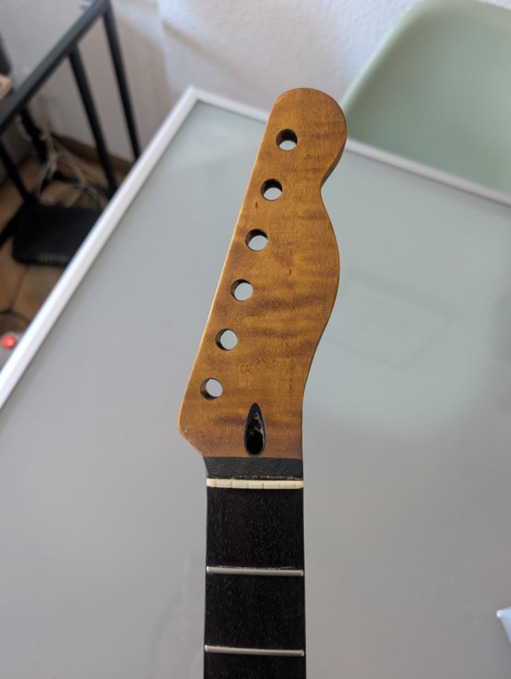 Mástil telecaster arce tostado