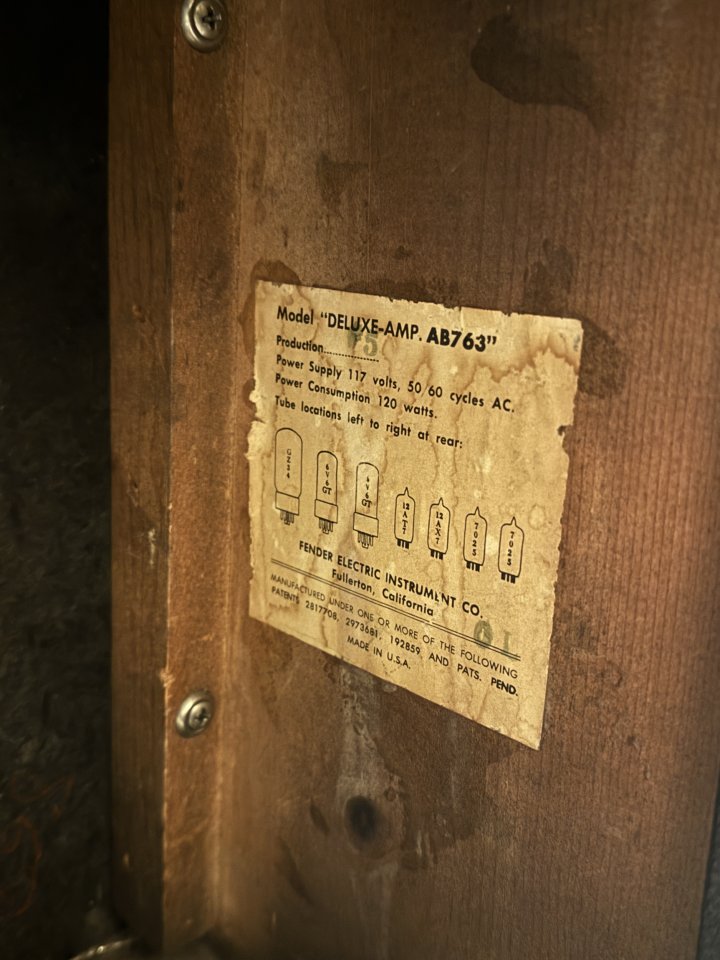 Fender Deluxe del año 65