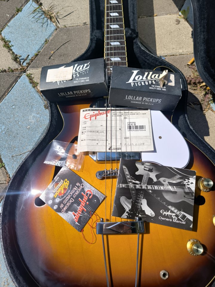 Epiphone Casino Peerless Korea + Lollar Dogear + Envío ¡2,6KG!