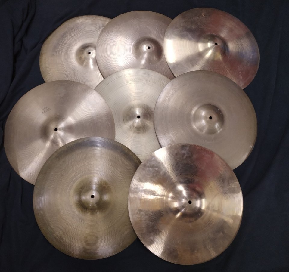 Crashes 18" vintage Avedis