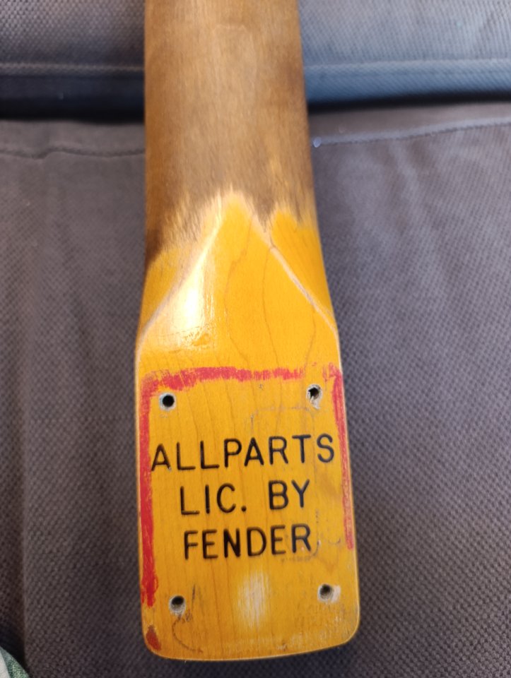 Mástil Strat Relic All Parts.  REBAJADO!