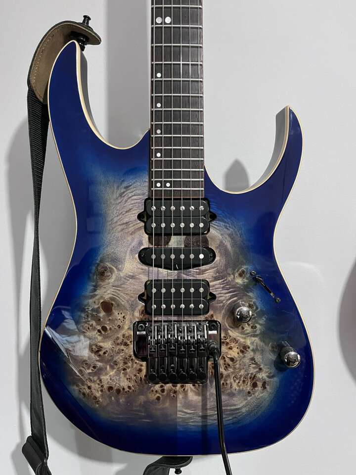 Ibanez Premium RG1070PBZ Cerulean Blue Burst