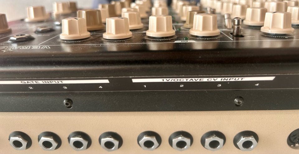 Vermona Perfourmer MK2 con CV/Gate.