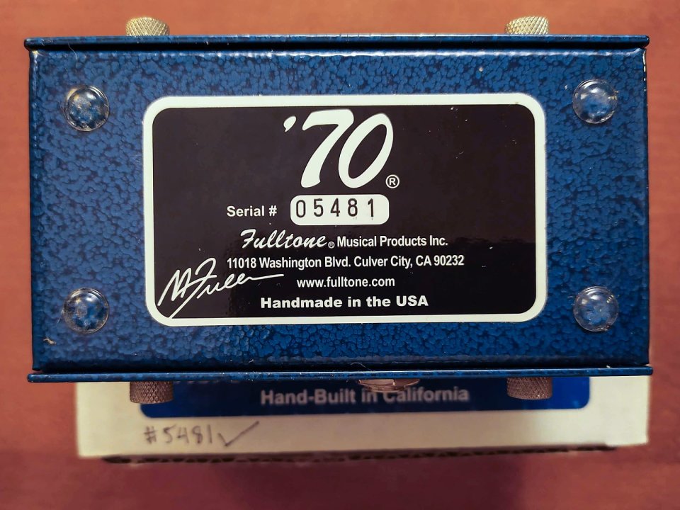 Fulltone '70 Fuzz BC-108C Silicon