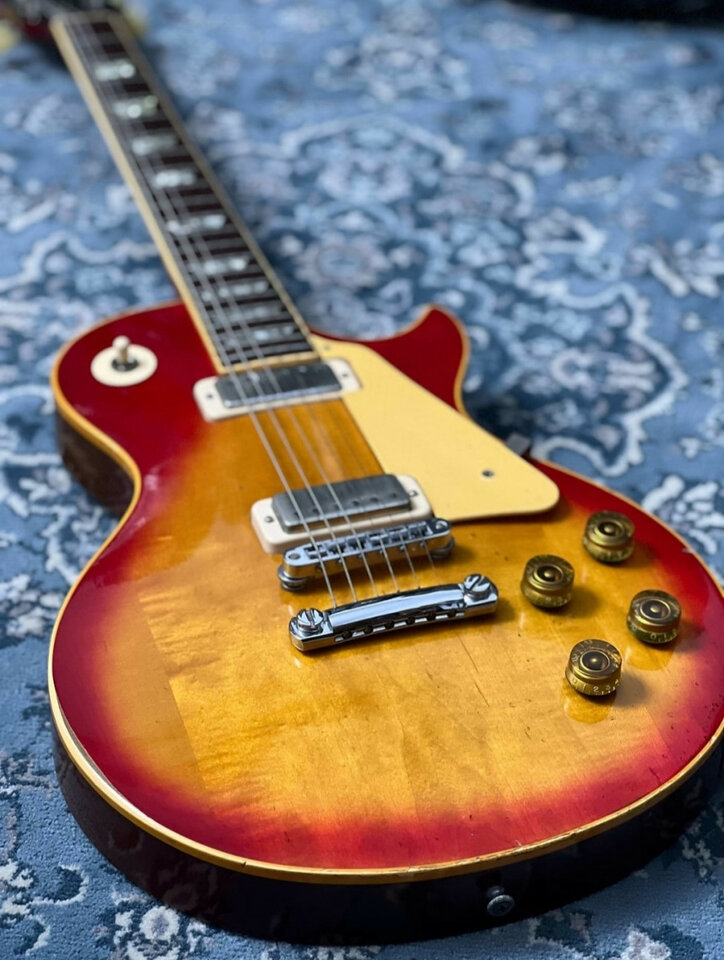 Gibson Les Paul Deluxe Cherry Sunburst 1979 - Guitarra Vintage - Era Norlin