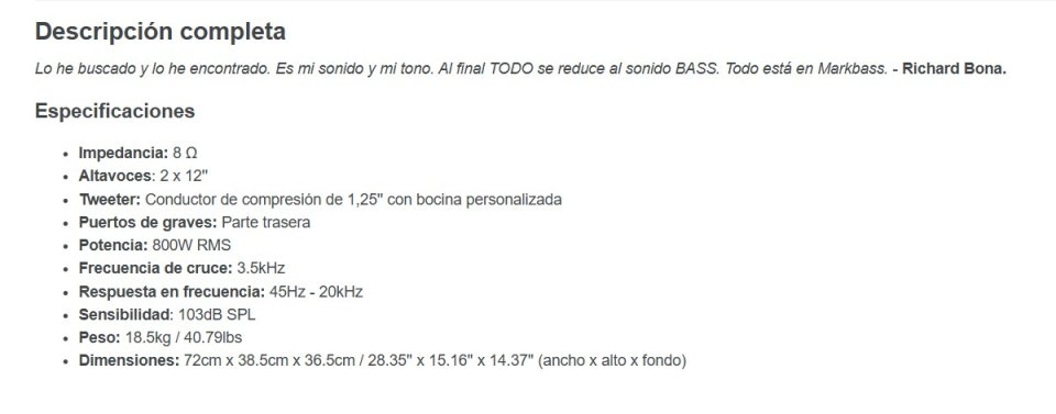Dos Pantallas bajo Markbass NY Ninja 122 + fundas acolchadas NUEVAS de segunda mano · Foto 10 de 10 · Lugo · 650 €