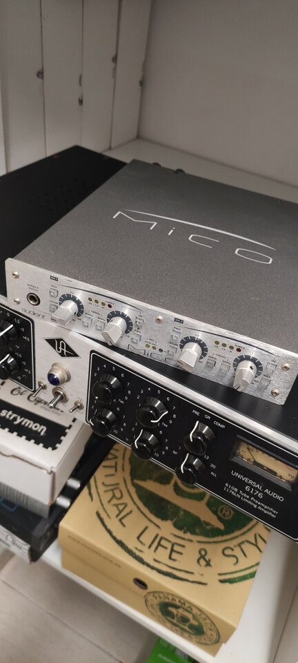 Previo de micro 2 canales Audient Mico + ADAT