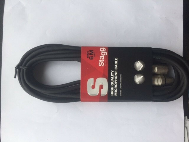 cable Stagg micrófono XLR a estrenar