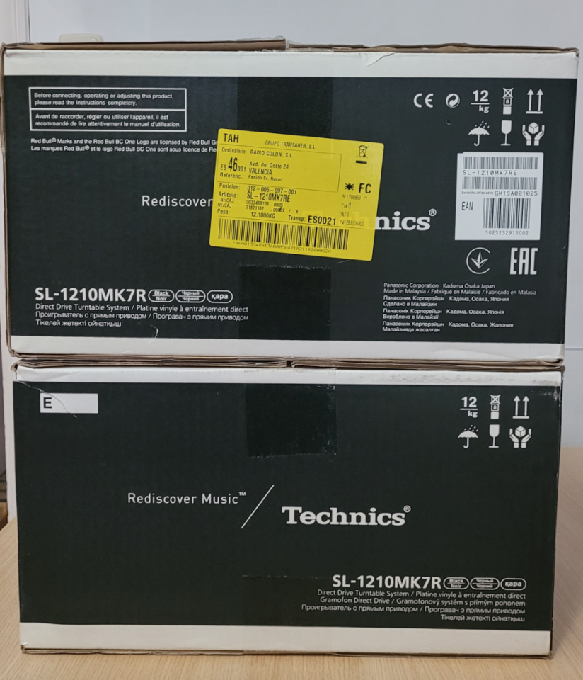 2x Technics SL-1210MK7R Red Bull BC ONE LTD de segunda mano · Foto 1 de 6 · Barcelona · 2350 €