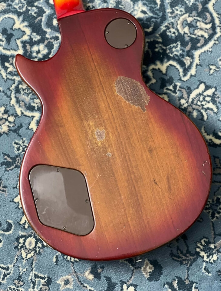 Gibson Les Paul Deluxe Cherry Sunburst 1979 - Guitarra Vintage - Era Norlin