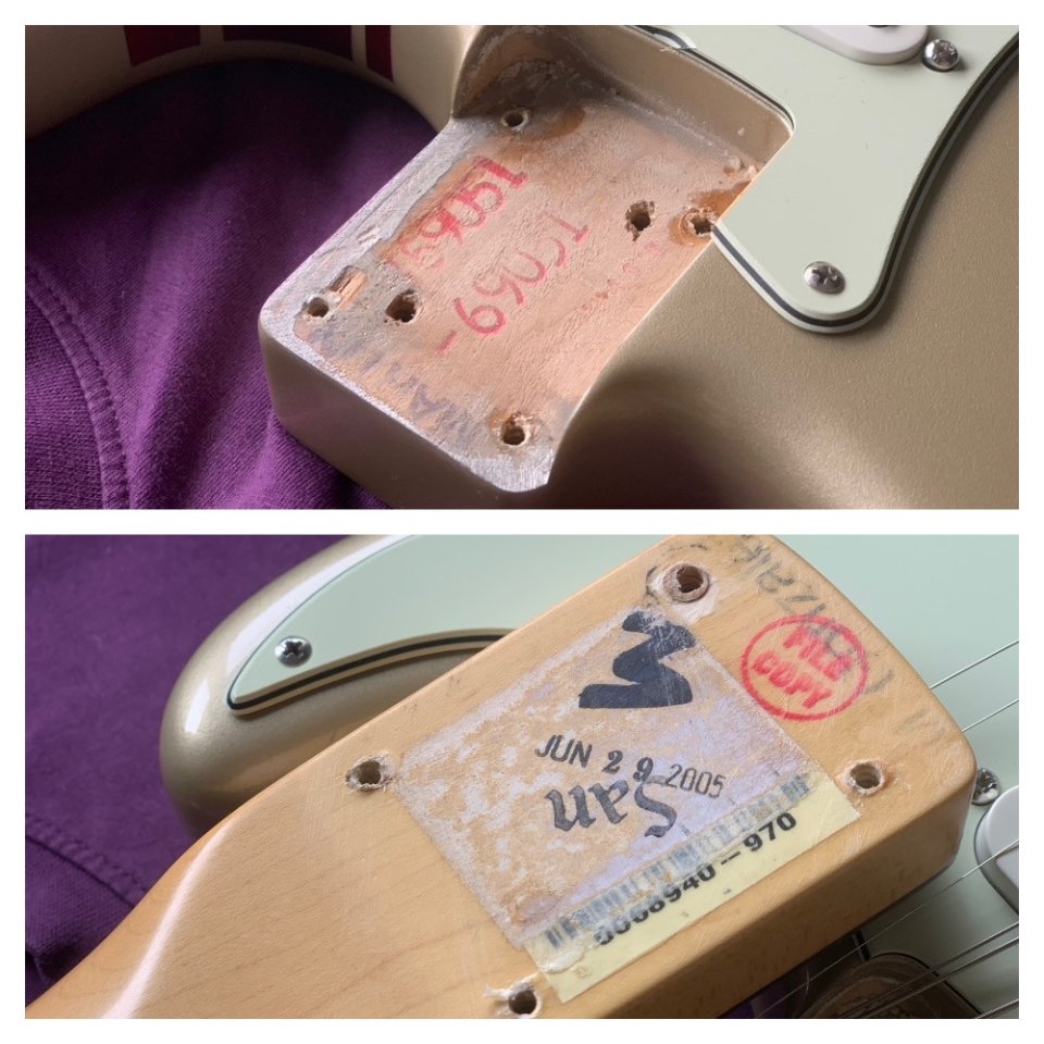 John Mayer 2005 Fender Stratocaster Signature – Shoreline Gold – Big Dipper