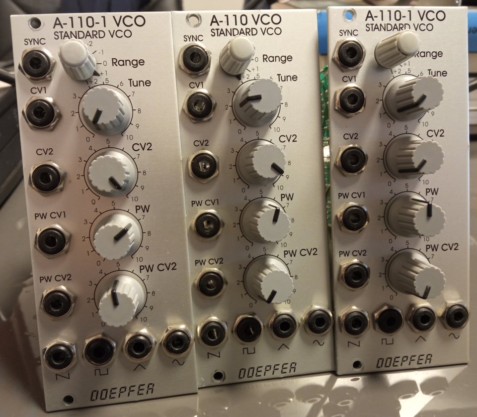 Módulos VCO Doepfer A110