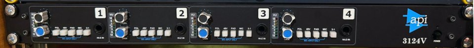 API 3124 | 4 preamps API 312