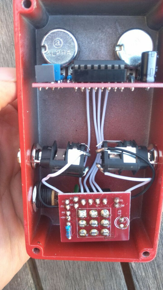 Clon RED LLAMA overdrive potente algo fuzzy