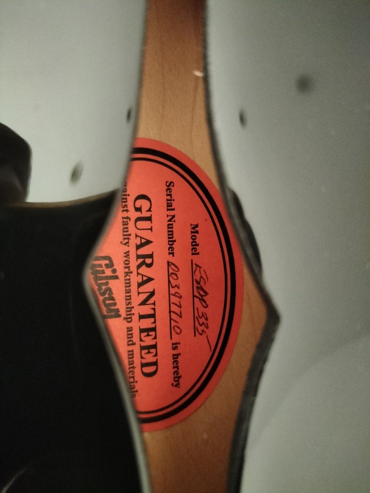 Gibson ES-335 Black 2007 (Nashville)