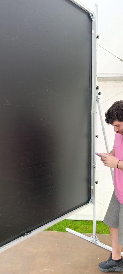 Pantalla de proyección Professional ESMART MIMOBI 180 pulgadas + maleta