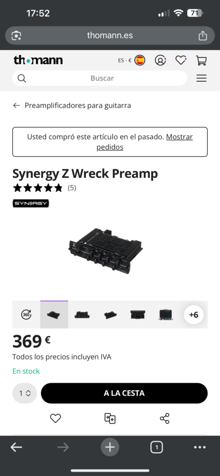 Synergy SYN-2 Preamp de segunda mano · Foto 4 de 5 · SC Tenerife · 950 €