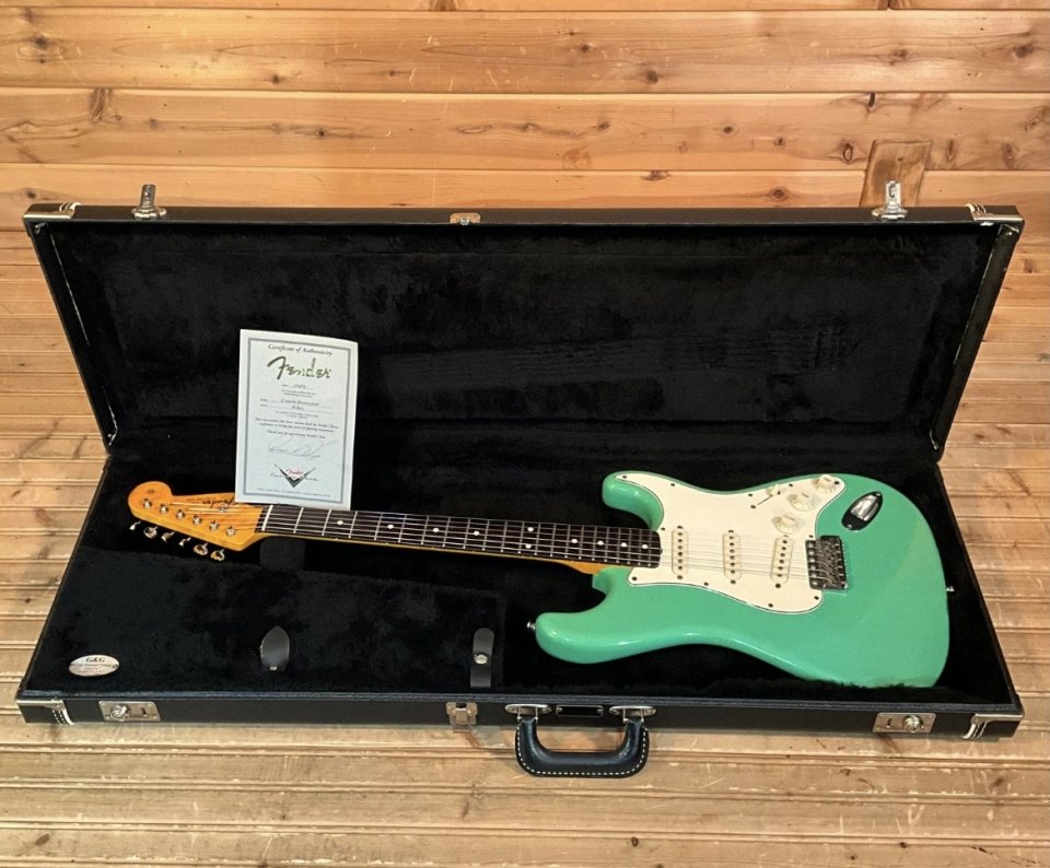 Fender Stratocaster Custom Shop Masterbuilt Dennis Galuszka Seafoam Green de segunda mano · Foto 1 de 7 · Barcelona · 7850 €