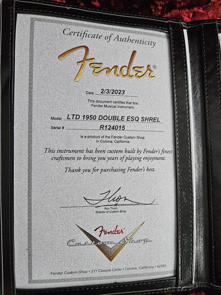 Fender Telecaster Double Esquire 1950 Heavy Relic Custom Shop de segunda mano · Foto 6 de 9 · Barcelona · 4500 €