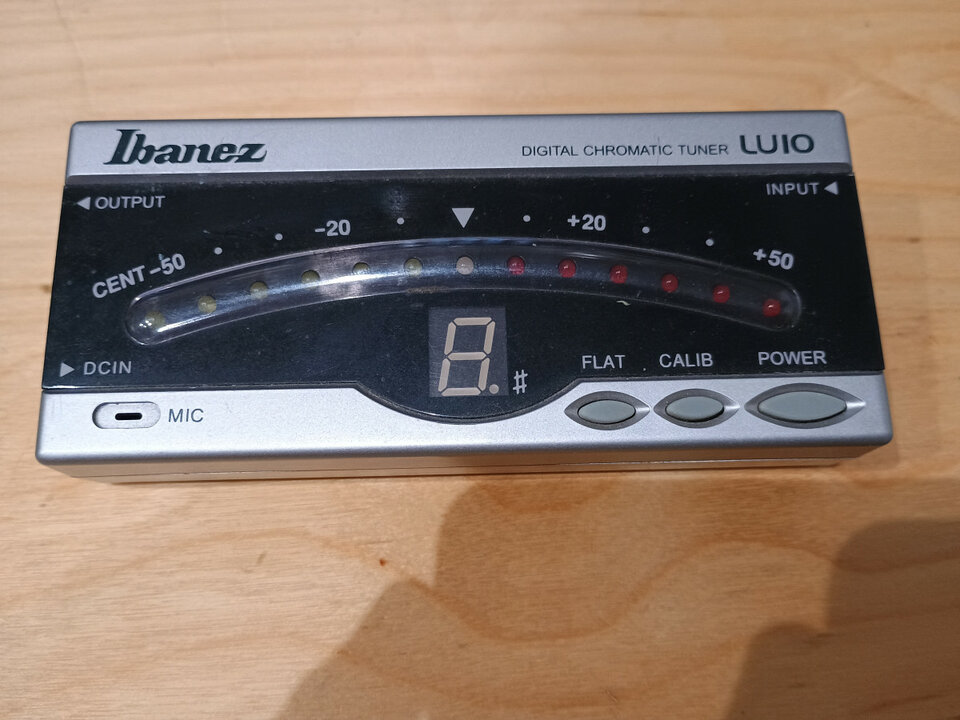 Ibanez LU10 afinador
