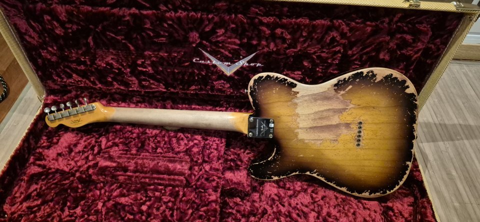 Fender Telecaster Double Esquire 1950 Heavy Relic Custom Shop de segunda mano · Foto 8 de 9 · Barcelona · 4500 €