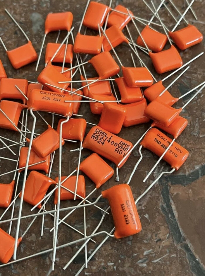 Condensador Orange Drop Guitarra y Bajo