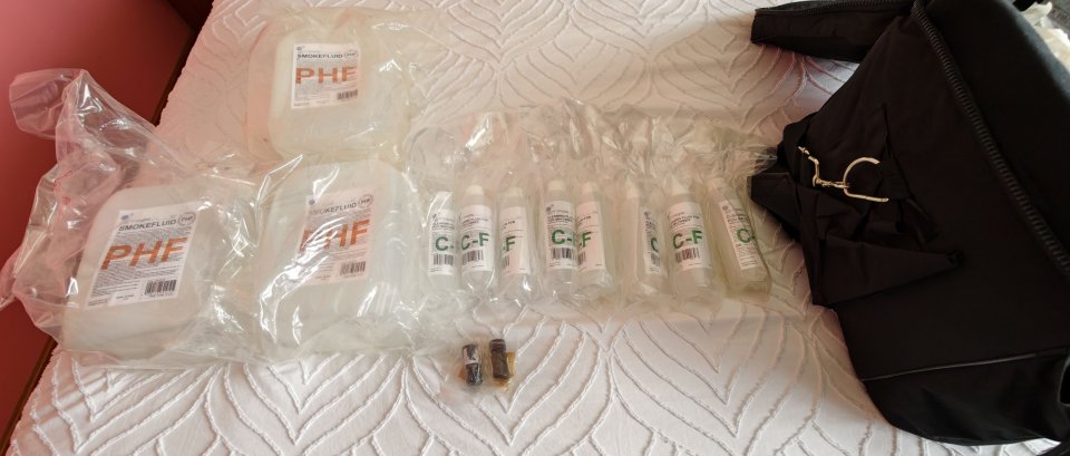 Maquina humo niebla Stairville Hz-200 Compact Hazer DMX + flight + liquidos