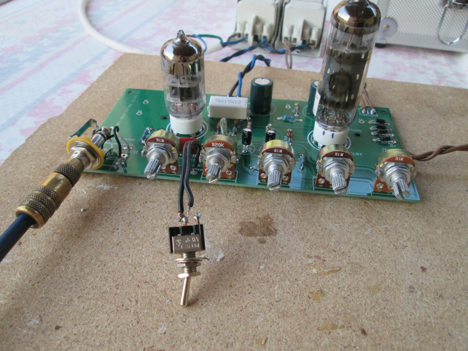 Placa electronica para fabricar amplificador guitarra a valvulas