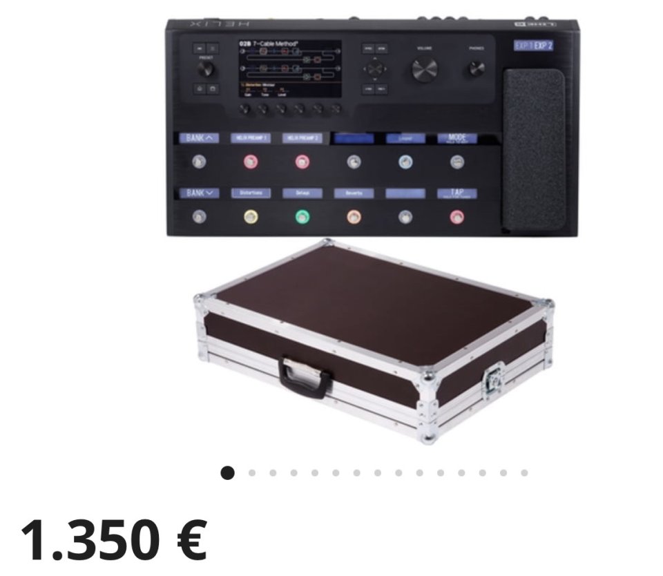 LINE6 HELIX + THON CASE de segunda mano · La Rioja · 1080 €