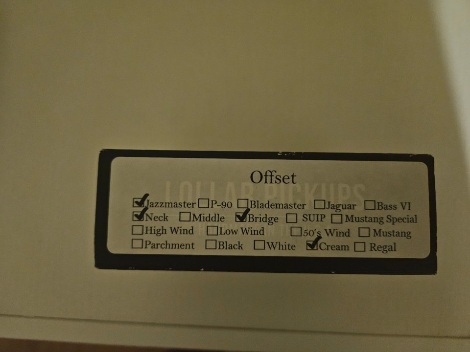 Squier Jazzmaster con Lollar 58