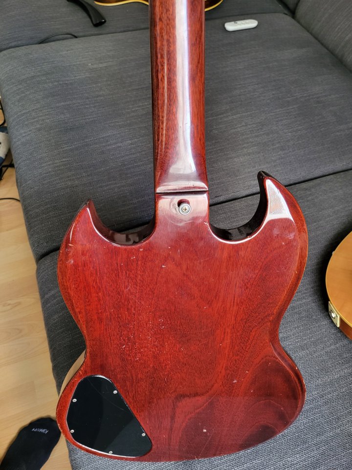 O cambio: Gibson SG Standard 1970-71 (Vídeo). de segunda mano · Foto 7 de 10 · Madrid · 7500 €