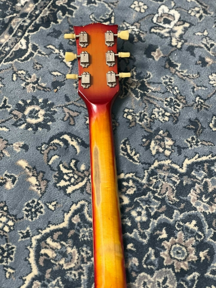 Gibson Les Paul Deluxe Cherry Sunburst 1979 - Guitarra Vintage - Era Norlin