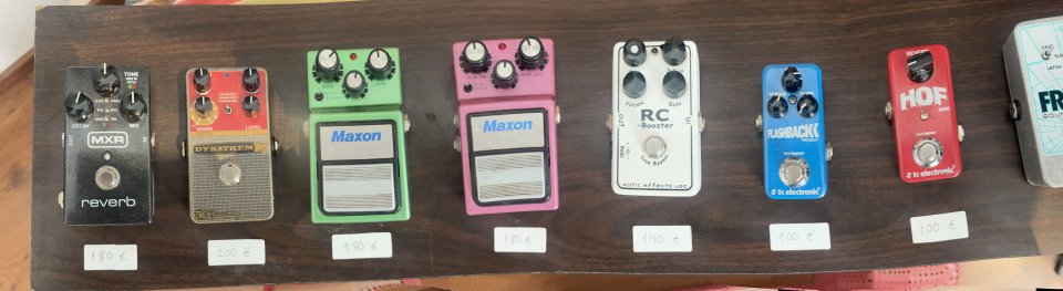 Pedales de guitarra