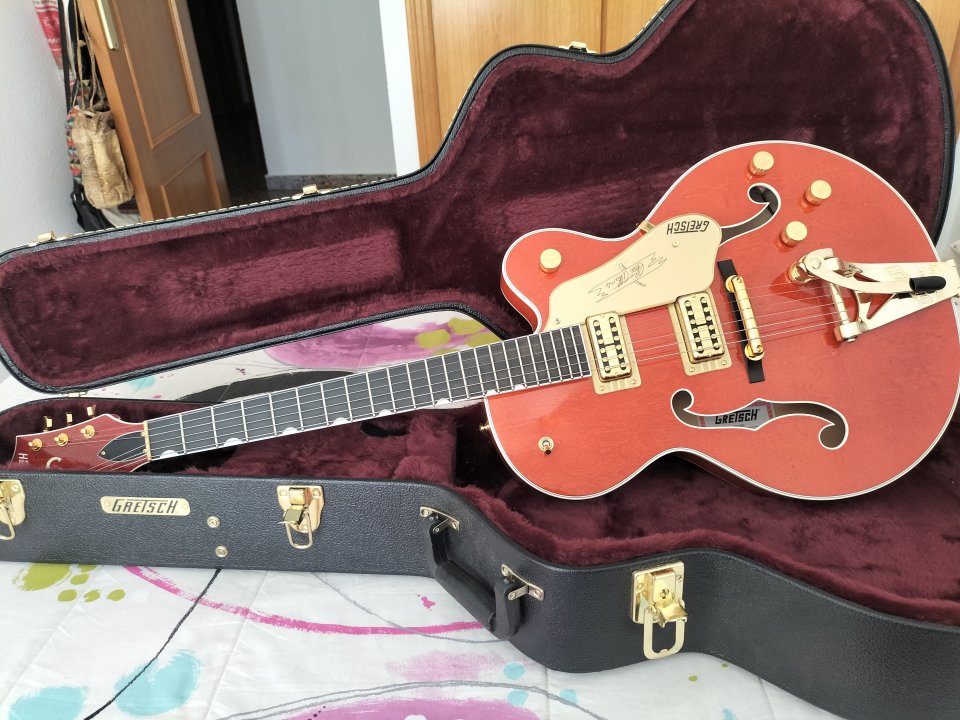Guitarra Gretsch 6120 Orange Players Edition