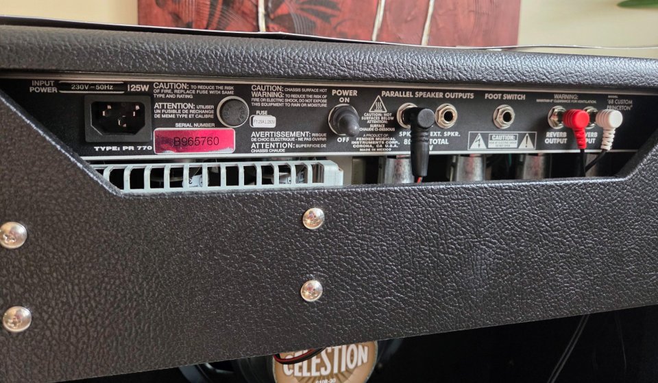 Fender 68 Custom Princeton Reverb Amp
