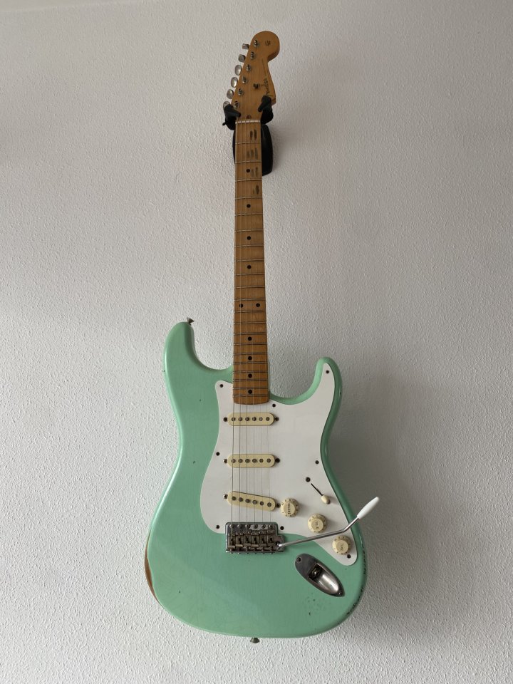 Fender Stratocaster Road Worn 50´s Surf Green