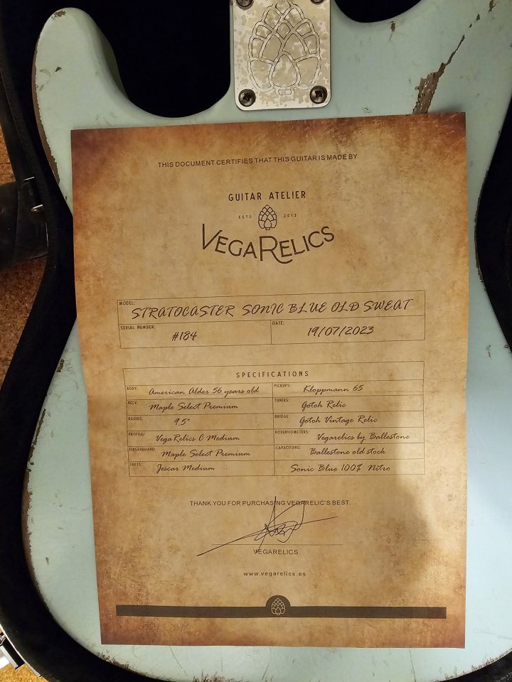 Vegarelics Stratocaster relic