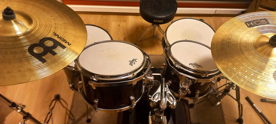 Tama Silverstar + platos Meinl HCS