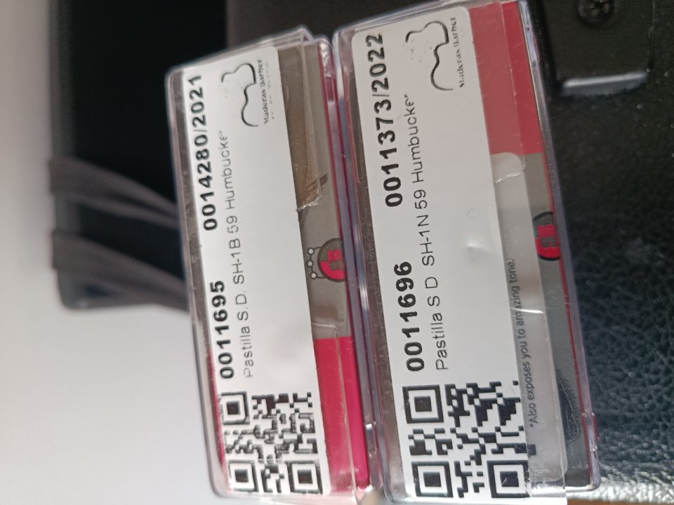 Pastillas Seymour Duncan 59 (vintage blues Set)