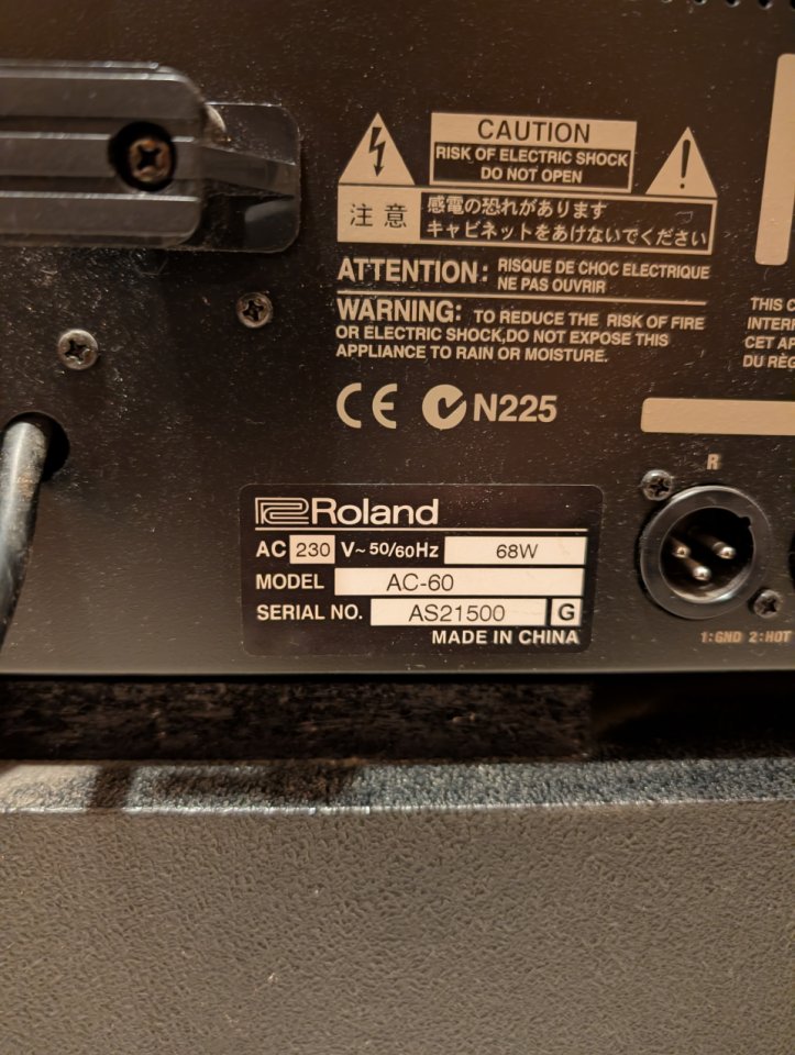 Ampli acústico Roland AC60 + Funda original