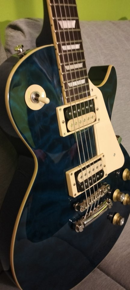 Edwards lps125 con Gibson 498t y 490r